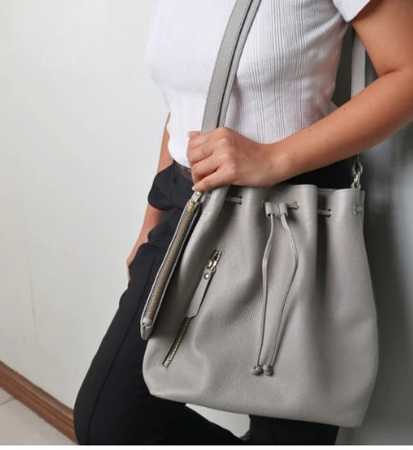 Costal Sienna Bucket Leather Bag