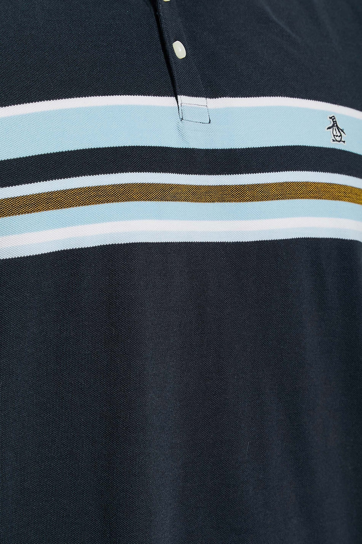 Original Penguin MUNSINGWEAR Big & Tall Navy Blue Stripe Polo Shirt