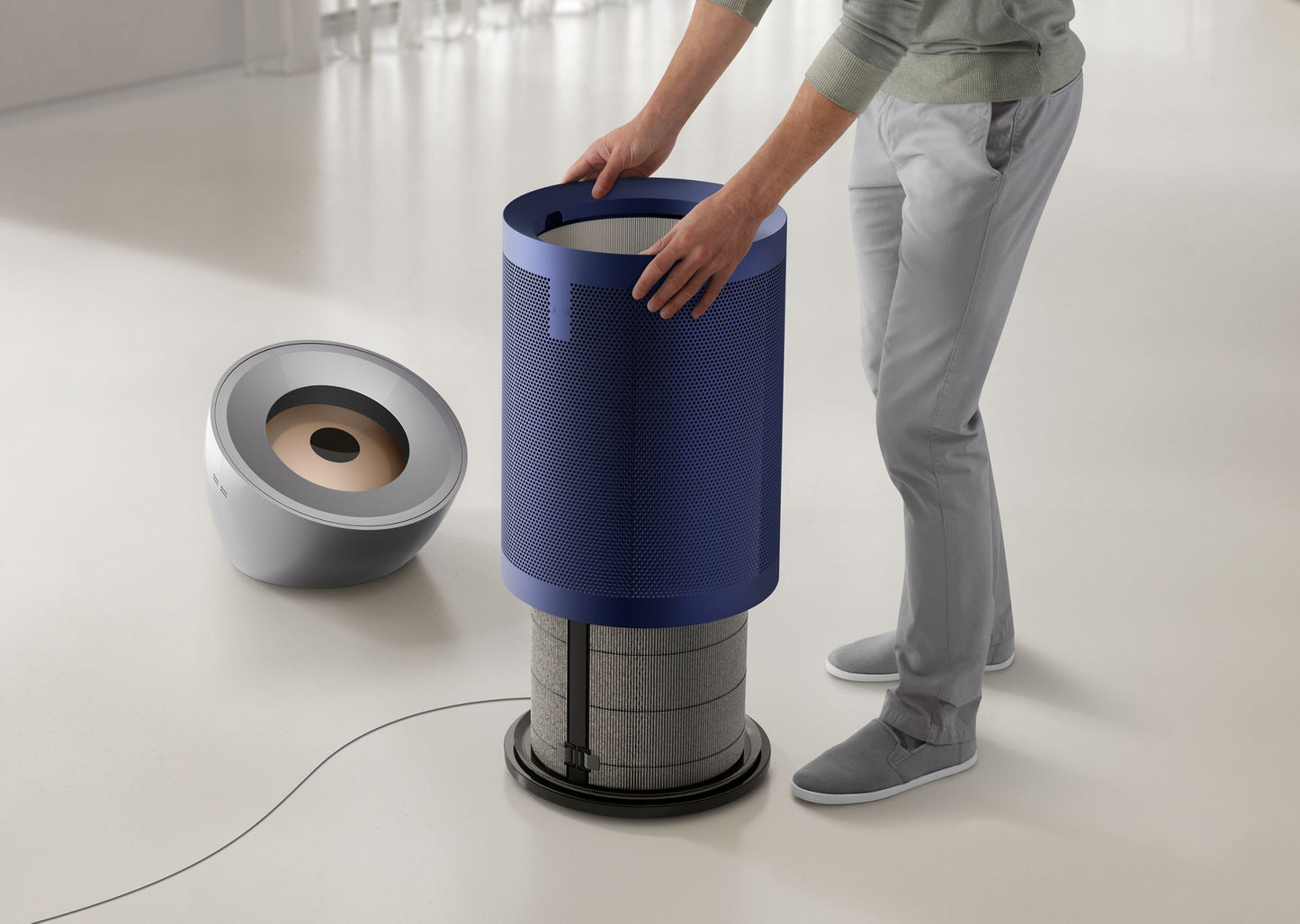 Dyson Purifier Big + Quiet Formaldehyde BP03 (Nickel/Prussian Blue)