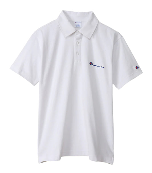 Champion  Short Sleeve Polo Shirt White Medium
