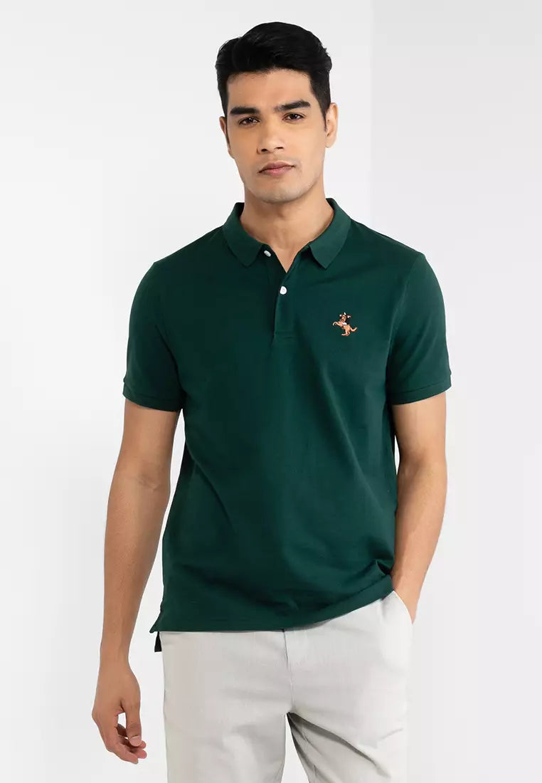 Giordano Antimicrobial Short Sleeve Embroidery Polo