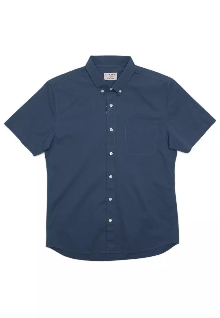 GIORDANO Men's Cotton Lycra Polo Shirt