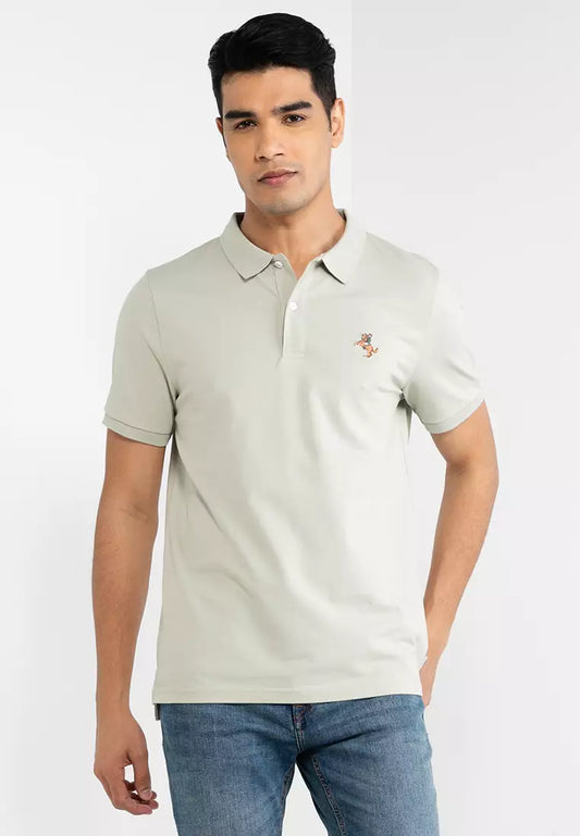 Giordano Antimicrobial Short Sleeve Embroidery Polo
