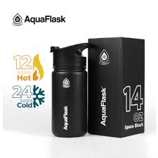 AQUAFLASK (14oz) Wide Mouth w/ Flip Cap