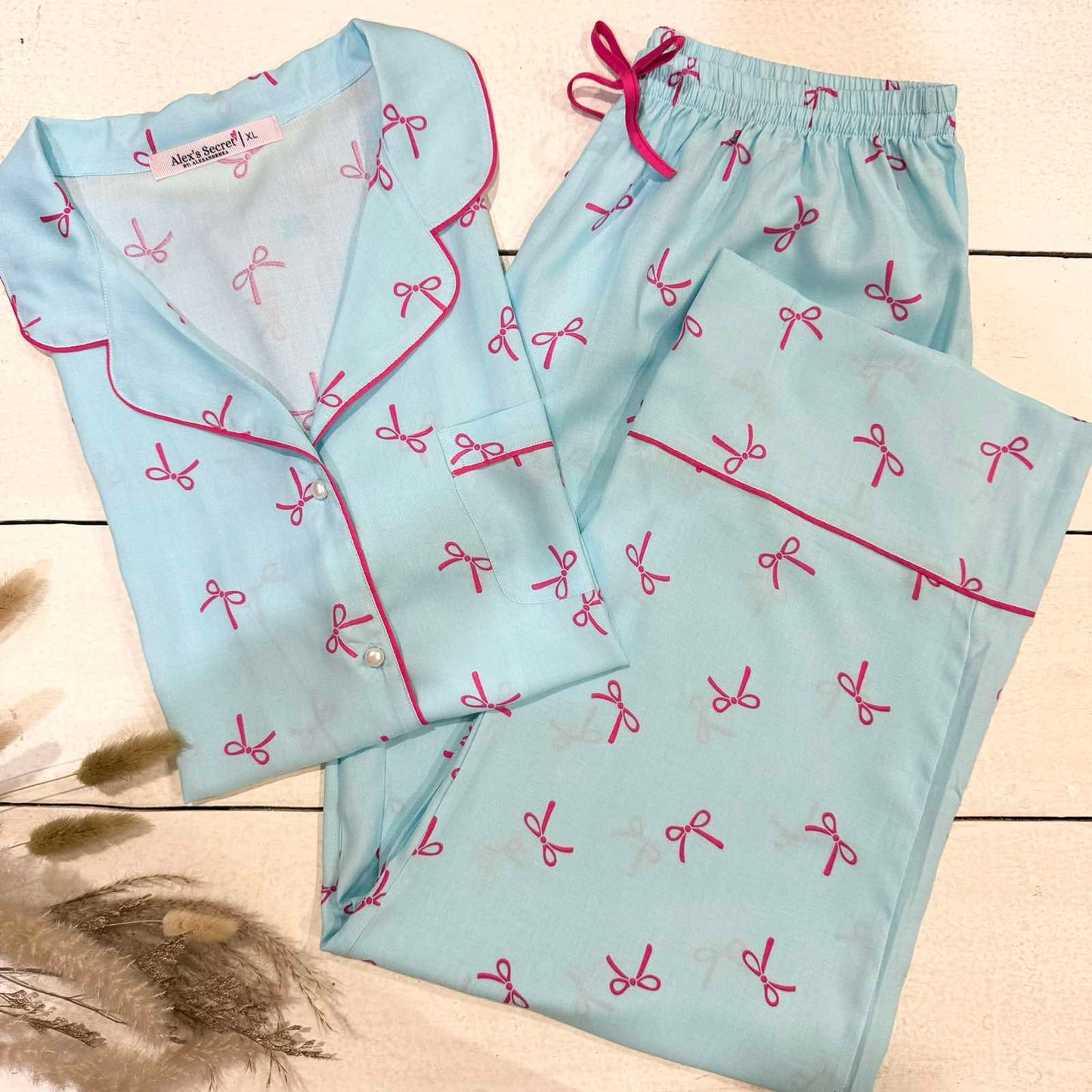 Alex's Secret Tiffany Bow Set - Pajama Style