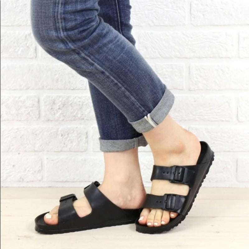 Women's black best sale arizona birkenstocks