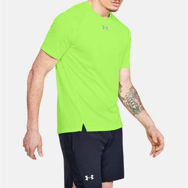 Under Armour Men's Qualifier HexDelta Short Sleeve Tee - Green