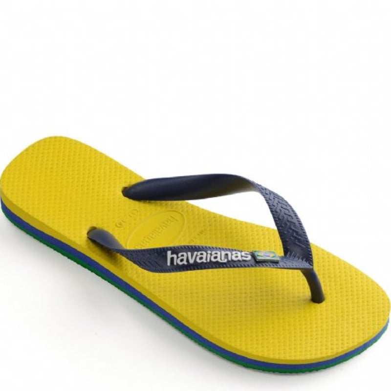 Havaianas Brasil Layers Flip Flops | Citrus Yellow