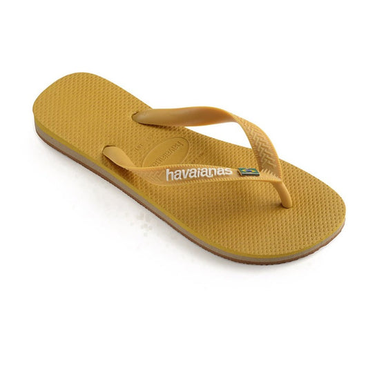 Havaianas Brasil Layers Flip Flops | Burned Yellow
