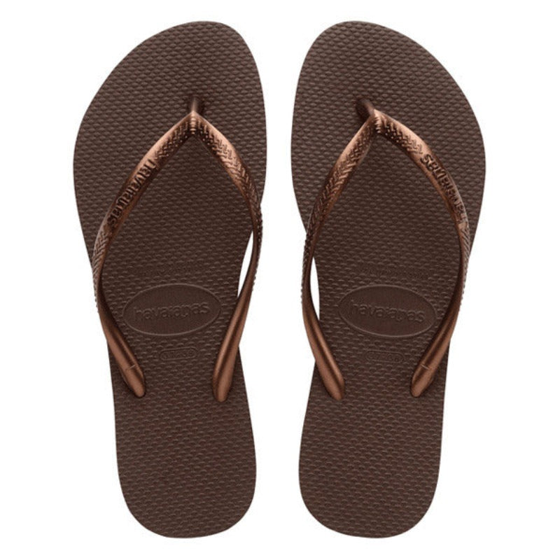 Ladies on sale slim havaianas