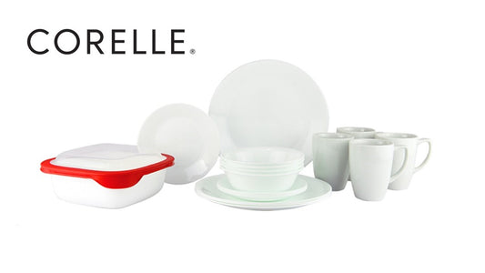 Corelle 18-pc. Winter Frost White Dinnerware and Bakeware Set