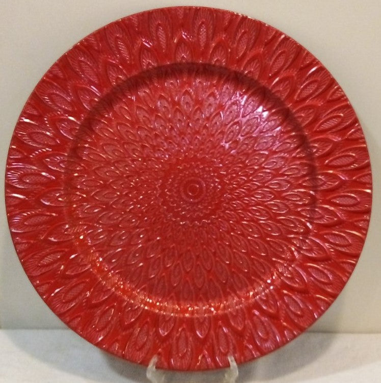 Charger Plate - Peacock Design