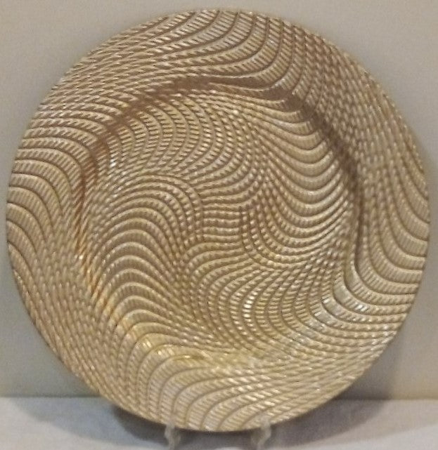 Charger Plate - Swirl Design Pattern