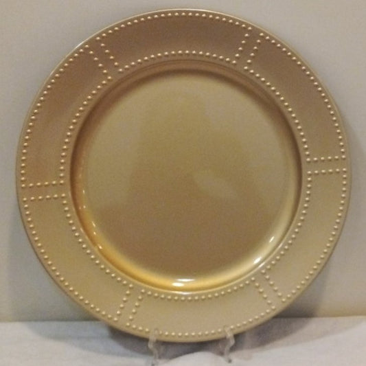Charger Plate - Dotted Pattern Edge Design