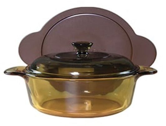 Visions 1.25L Versa Cook Pot with Glass Lid and Plastic Cover