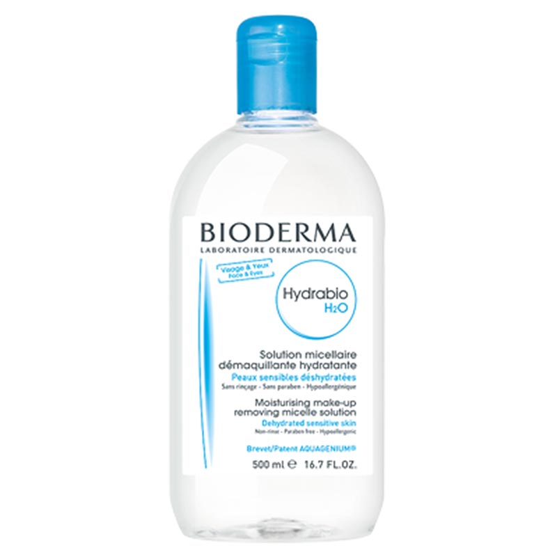 Bioderma Hydrabio H2O Moisturizing Makeup Removing Micelle Solution (500mL)