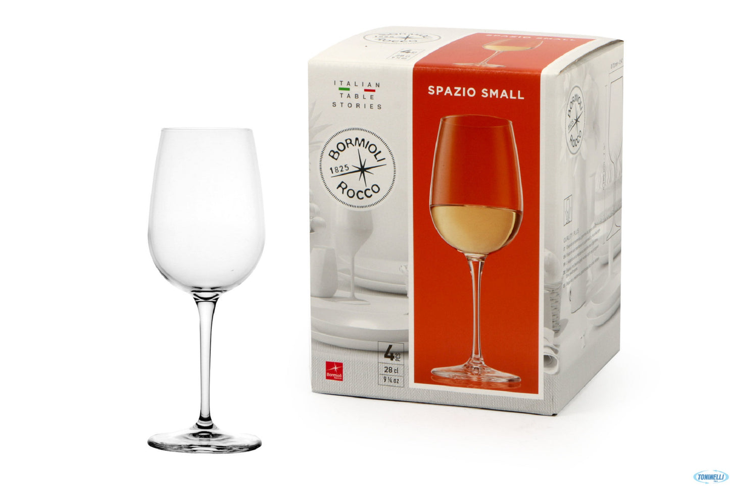 Bormioli Rocco Spazio Small Wine Glass Set of 4