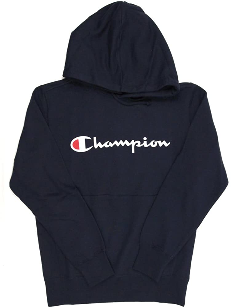 Champion Pullover Hooded Logo Sweatshirt