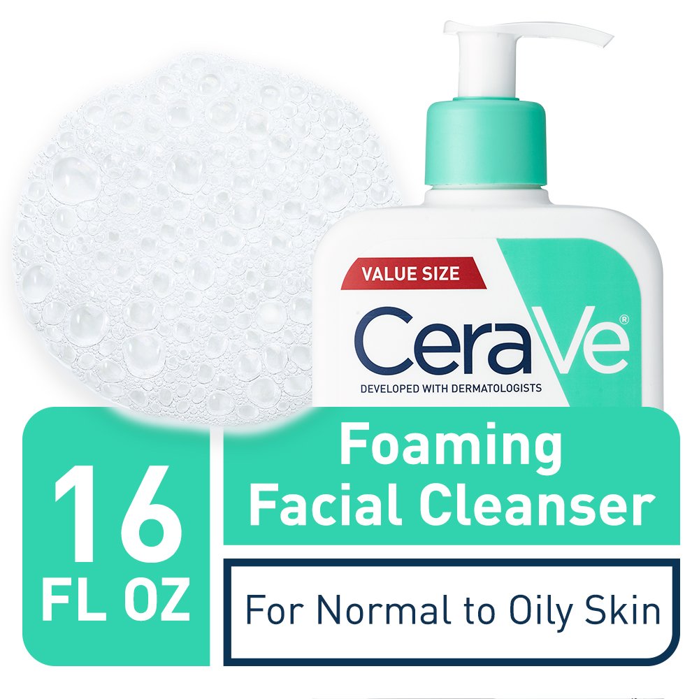 CeraVe Foaming Facial Cleanser for Oily Skin 16oz