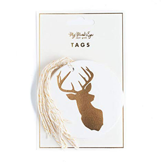 My Mind's Eye Holiday Gift Tag (Stags)