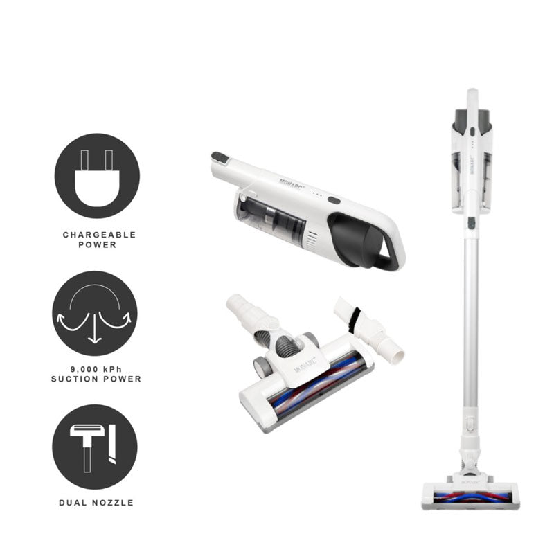 Monarc Cordless 2-in-1 Stick Vacuum Cleaner