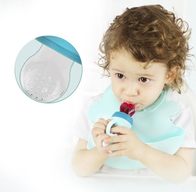 Owl Baby Silicone Teether and Nutritional Fruit Feeder