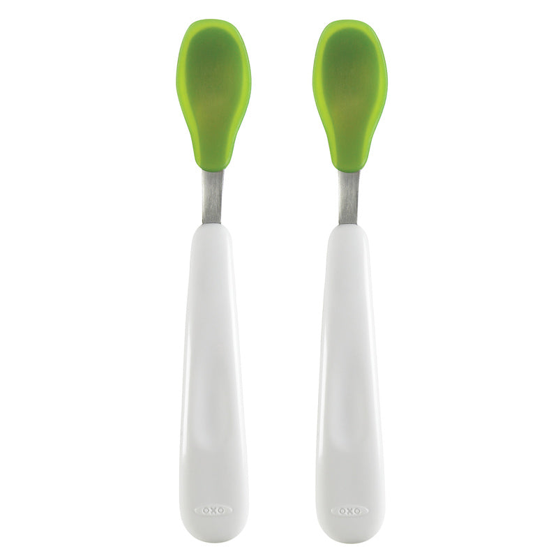 OXO Tot Feeding Spoon Set with Soft Silicone