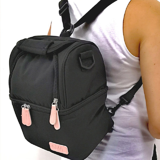 Owl Baby Pump Bag / Breastmilk Storage Double Decker Multi-Way Cooler Bag