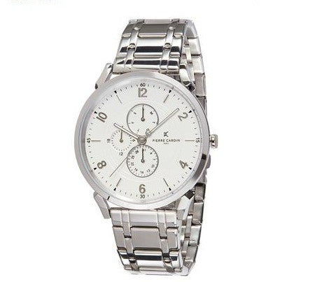 Pierre Cardin Pigalle Men's Analog Stainless Steel Link Watch