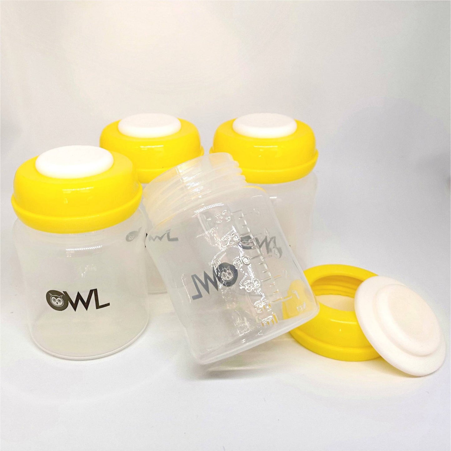 OWL Baby Breastmilk Storage Bottles (Set of 4)