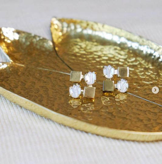 Lily Zaha Earrings in Gold