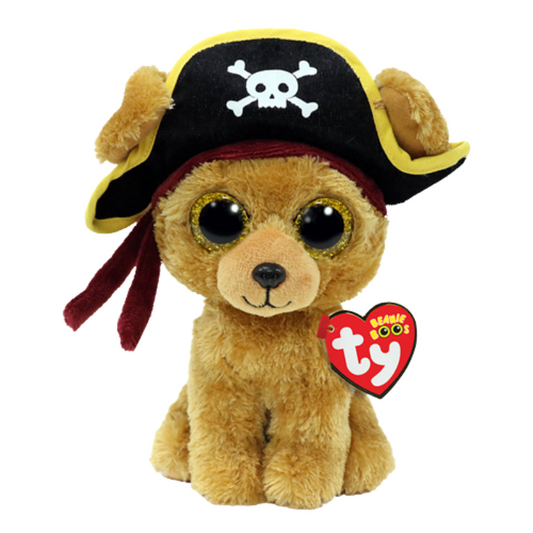 TY Beanie Boos - Rowan Brown Pirate Dog