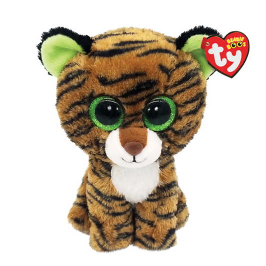 TY Beanie Boos - Tiggy Brown Striped Tiger