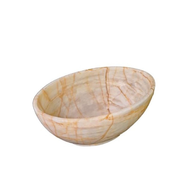 Marmol Stonework Oval Bowl