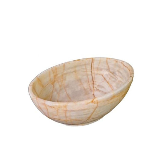 Marmol Stonework Oval Bowl