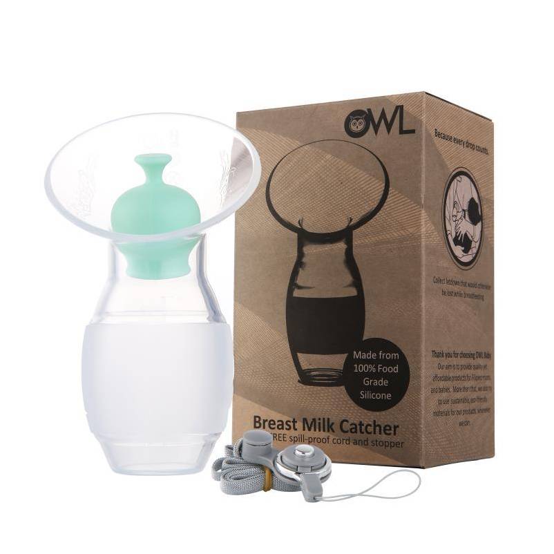 Owl Baby Silicone Breast Pump and Breastmilk Catcher