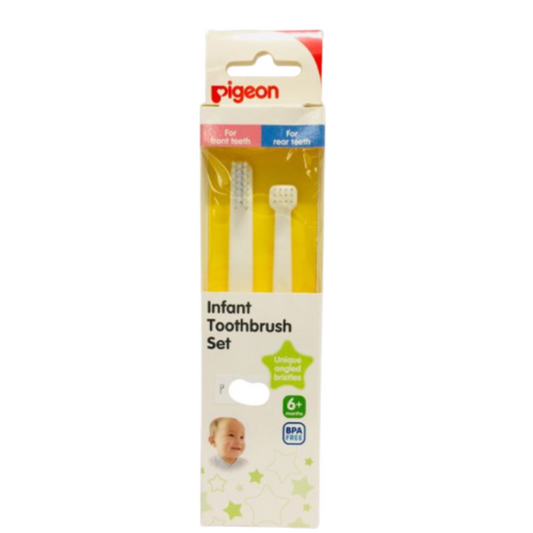 Pigeon Infant Toothbrush Set 6+ months