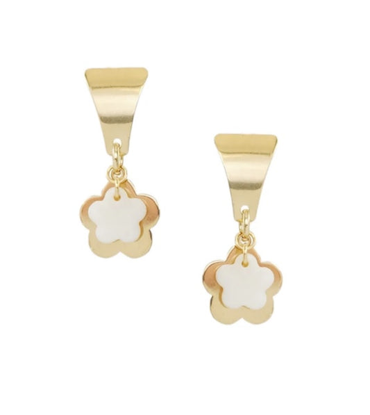 Lily Goldie Earrings in Ivory