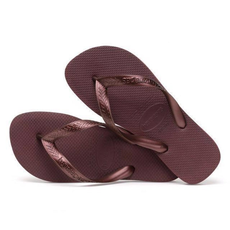 Havaianas Top Tiras in Grape Wine Chimes Boutiques