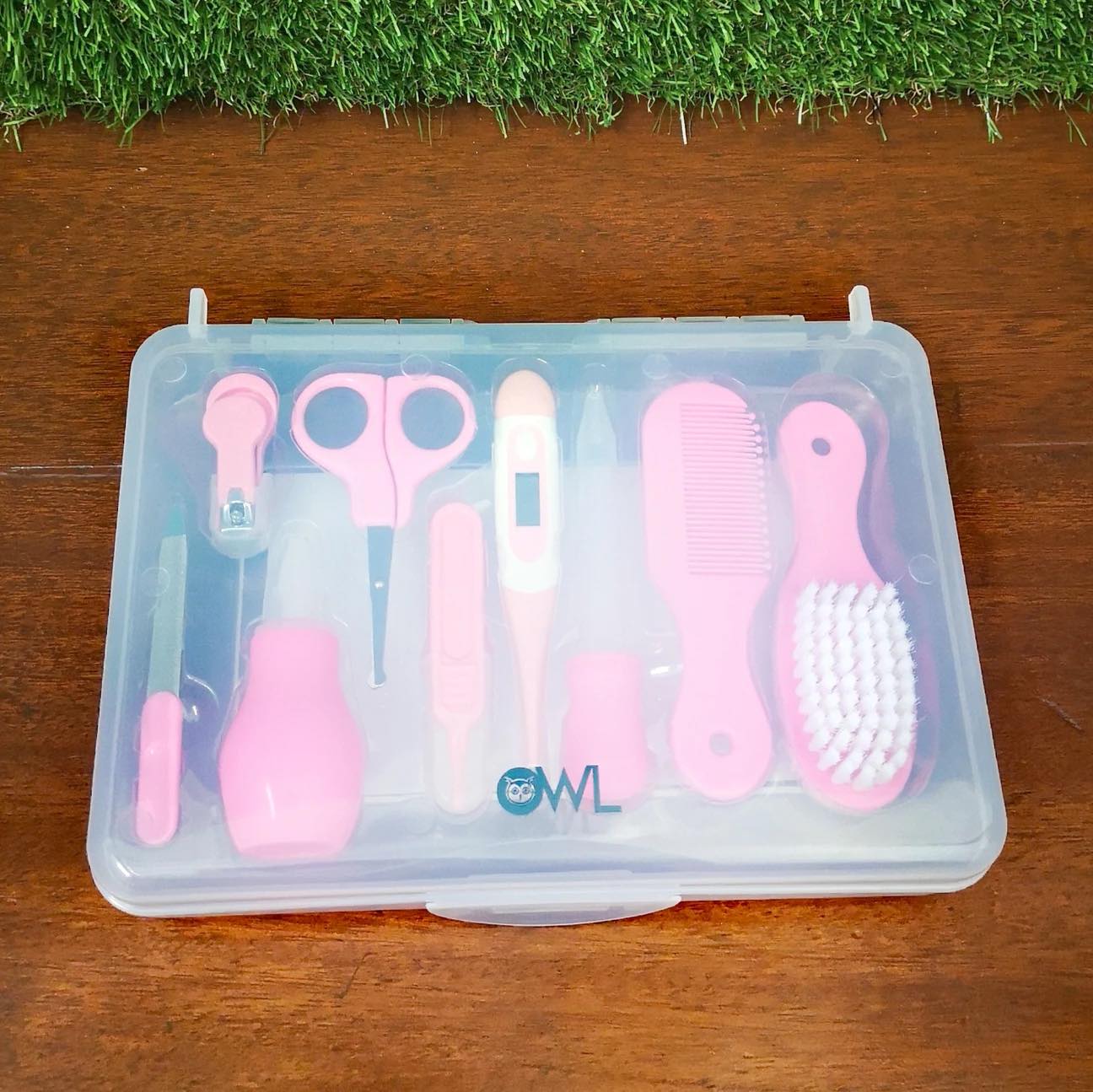 Owl Baby 10 in 1 Grooming and Health Care Essentials Kit with Travel Case