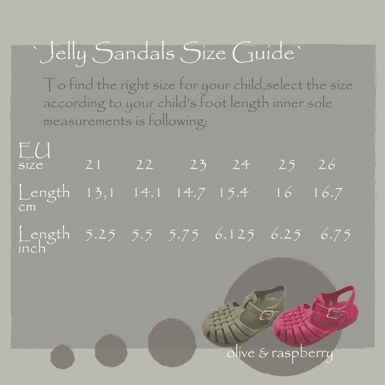 Laurel & Co. Children's Jelly Sandals