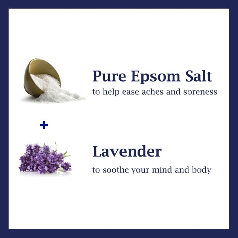 Dr Teal's Pure Epsom Salt Soak, Soothe & Sleep with Lavender, 3lbs