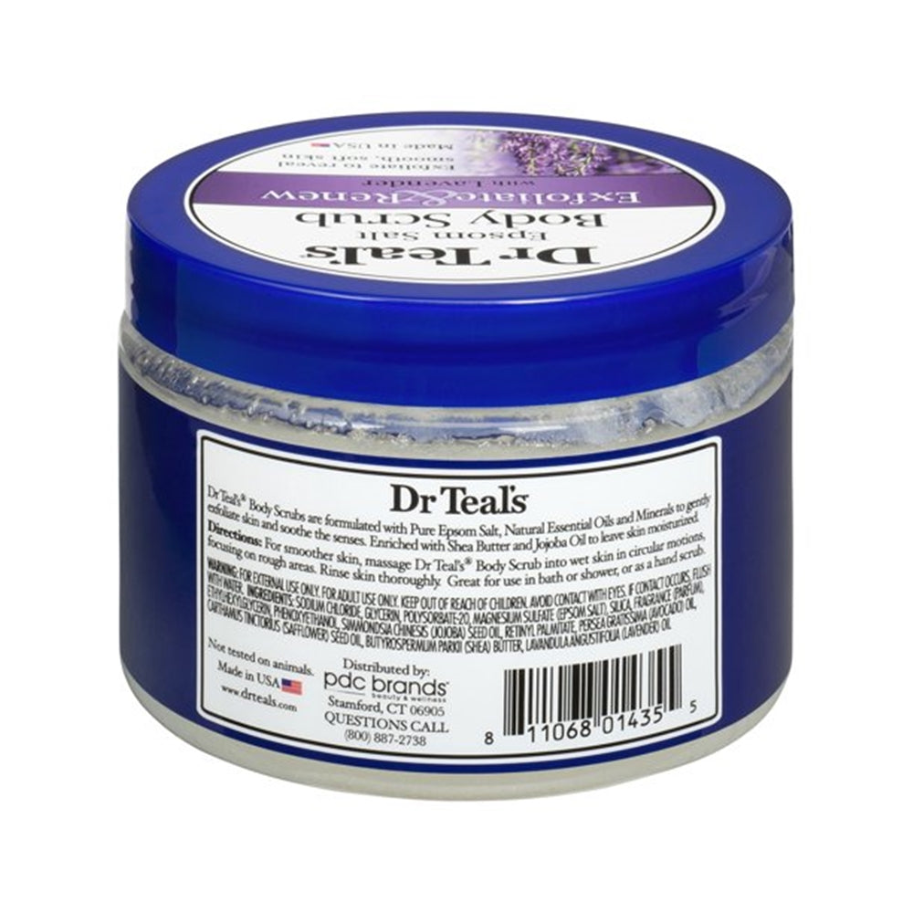 Dr Teal's Epsom Salt Body Scrub with Lavender, 16 oz