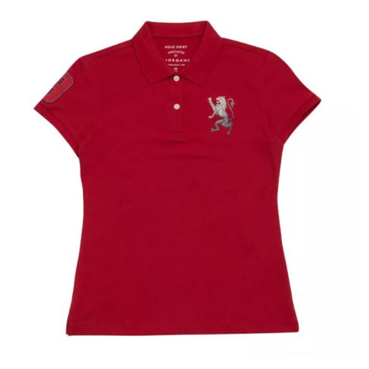 Giordano Women's Cotton Lycra 3D Lion Polo