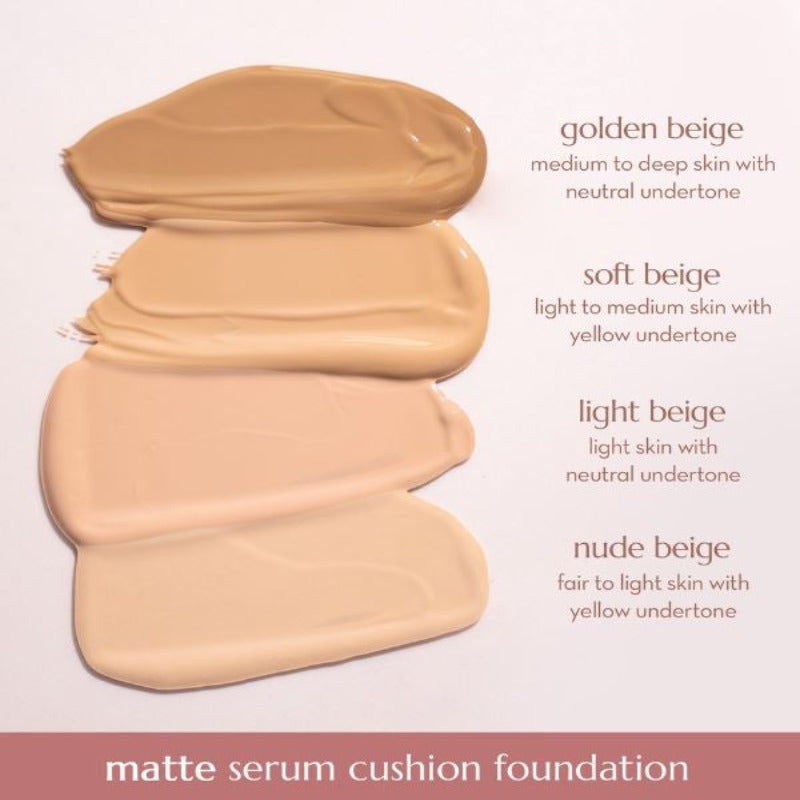 Happy Skin Second Skin Matte Serum Cushion Foundation SPF15