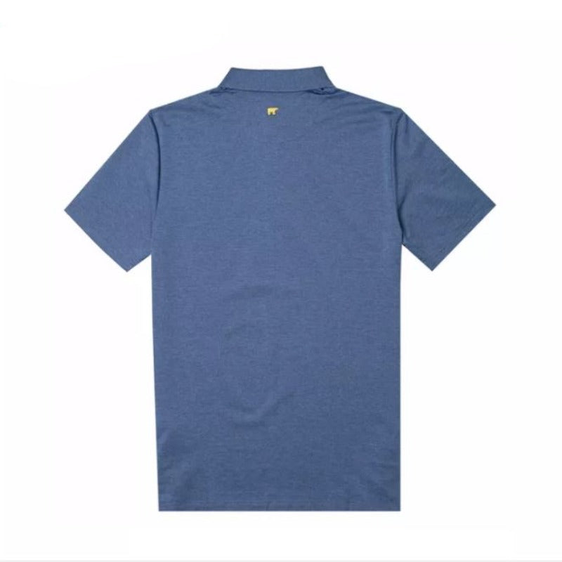 Jack Nicklaus Ombre Chest Stripe Polo - Blue Knit