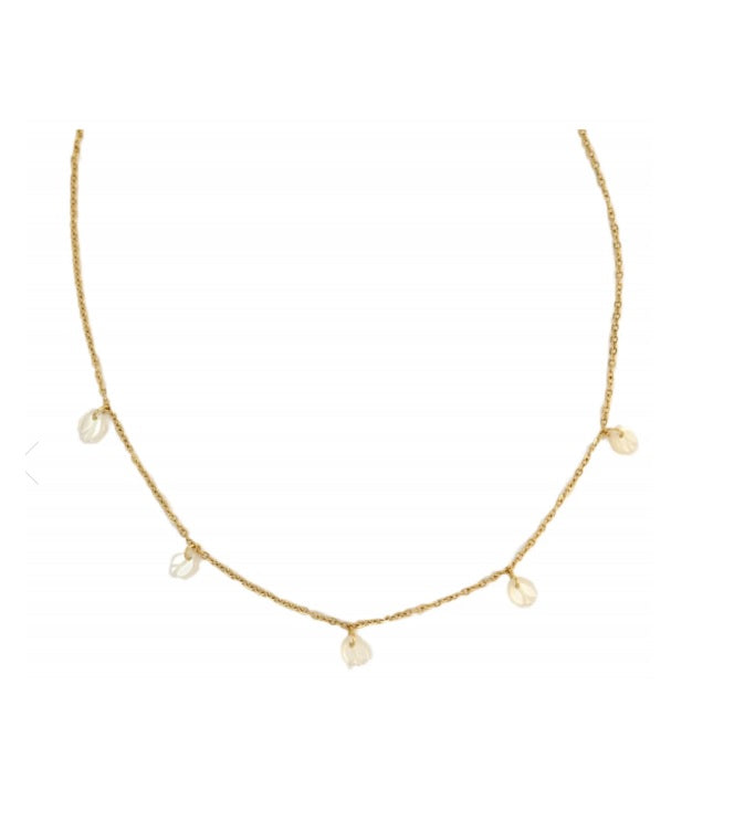Lily Raya Necklace in Mother of Pearl