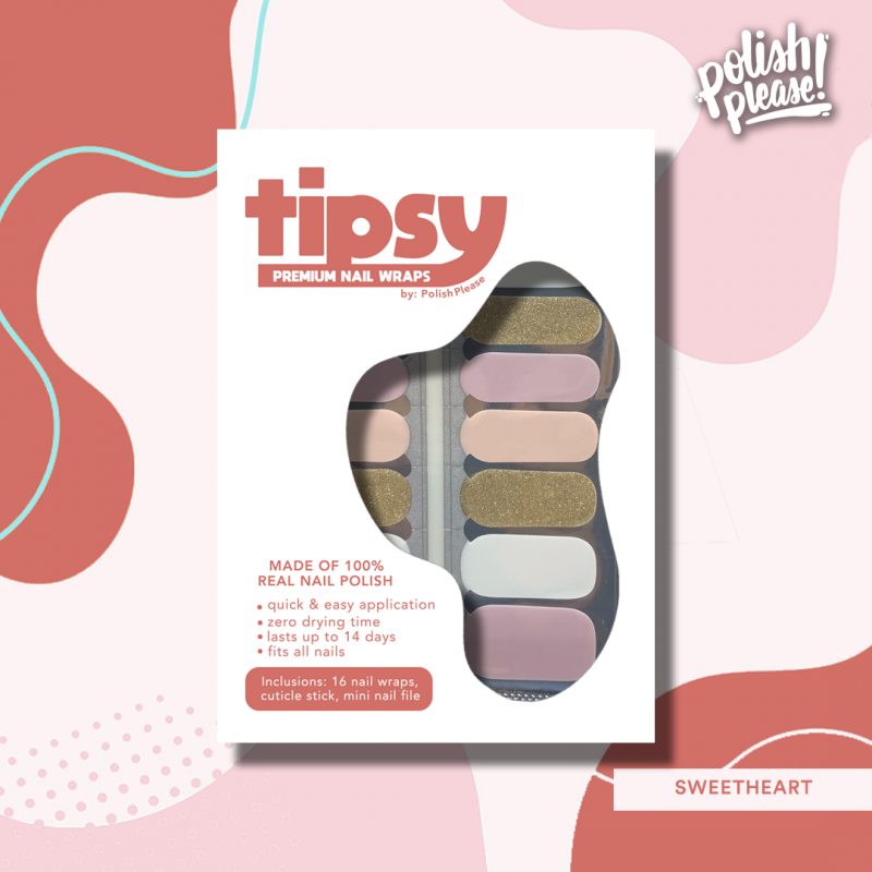 TIPSY NAIL WRAPS BY POLISH PLEASE