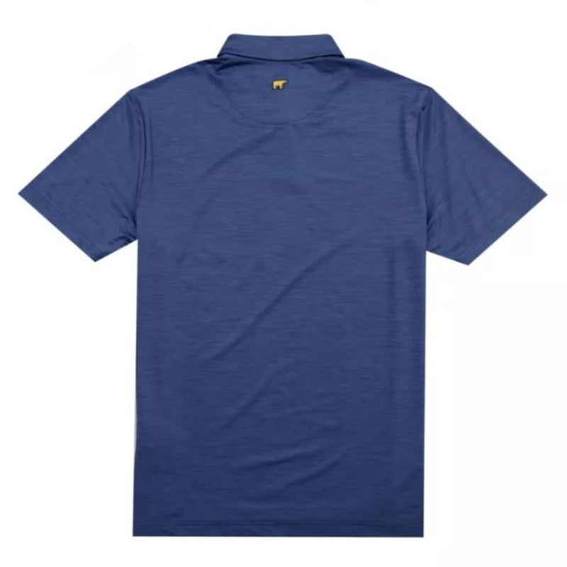 Jack Nicklaus Tonal 2 Color Solid Polo In Classic Navy